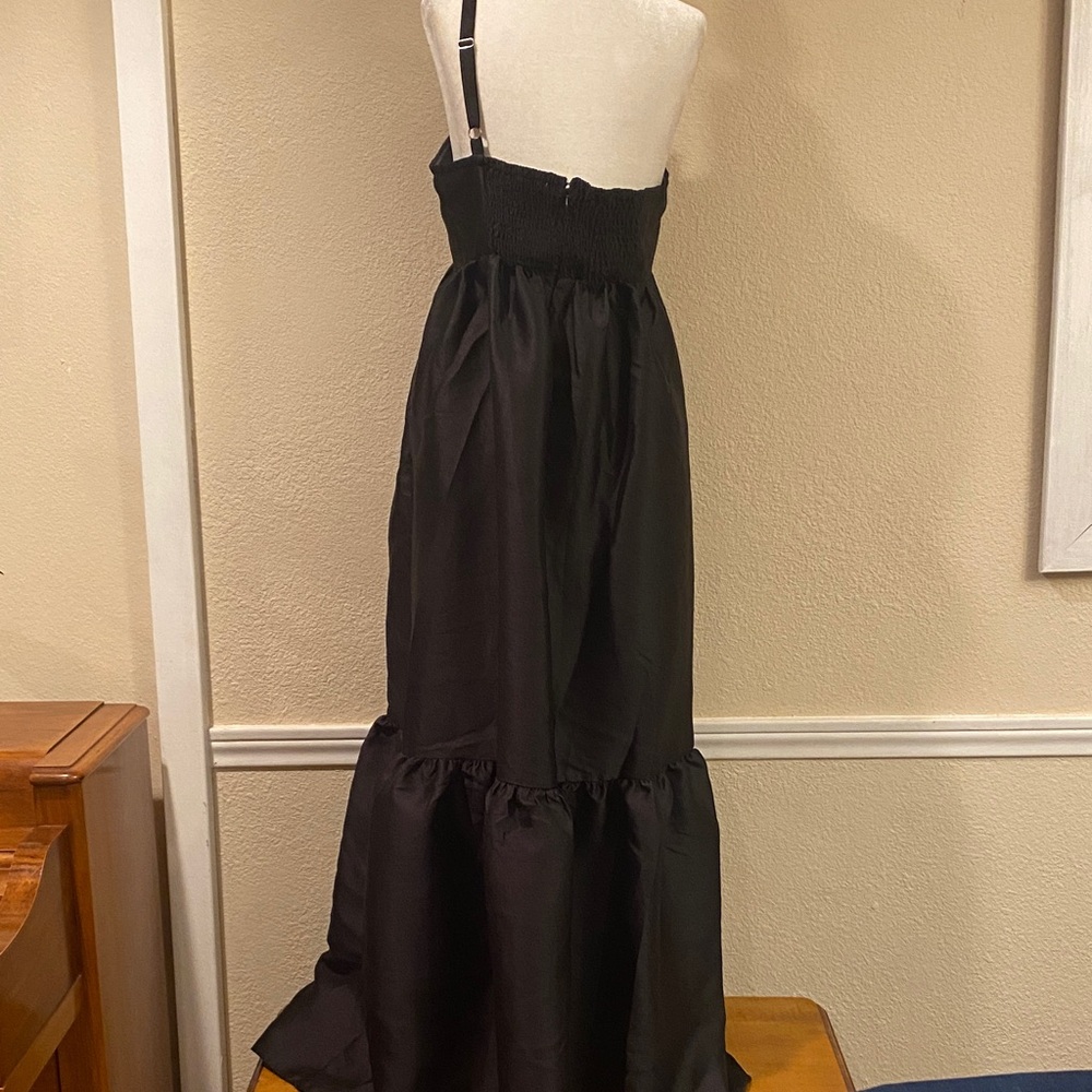Petal & Pup Bettina Black Strapless Bow Dress - Picture 6 of 15